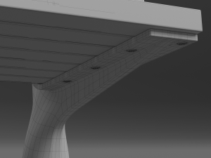 PARK MODERN BENCH MMCITE VLTAU Model 3D