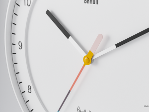 BRAUN WATCH BC17 WALL CLOCK NO GLASS 3D Model