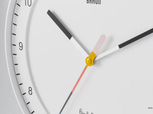 BRAUN WATCH BC17 WALL CLOCK NO GLASS 3D Model