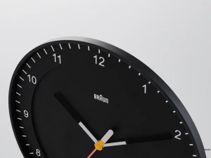 BRAUN WATCH BC17 WALL CLOCK NO GLASS 3D Model
