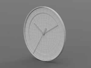 BRAUN WATCH BC17 WALL CLOCK NO GLASS 3D Model