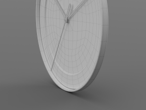 BRAUN WATCH BC17 WALL CLOCK NO GLASS 3D Model