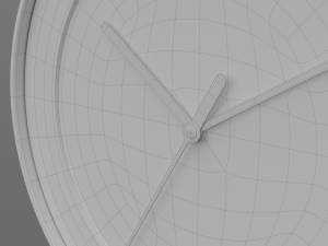 BRAUN WATCH BC17 WALL CLOCK NO GLASS 3D Model