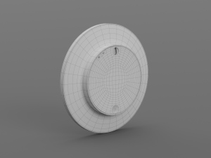 BRAUN WATCH BC17 WALL CLOCK NO GLASS 3D Model