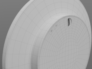 BRAUN WATCH BC17 WALL CLOCK NO GLASS 3D Model