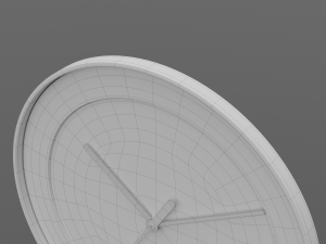 BRAUN WATCH BC17 WALL CLOCK NO GLASS 3D Model