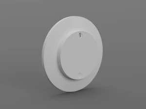 BRAUN WATCH BC17 WALL CLOCK NO GLASS 3D Model