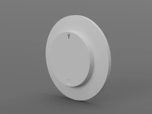 BRAUN WATCH BC17 WALL CLOCK NO GLASS 3D Model