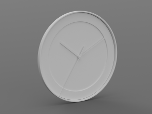 BRAUN WATCH BC17 WALL CLOCK NO GLASS 3D Model