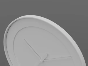BRAUN WATCH BC17 WALL CLOCK NO GLASS 3D Model
