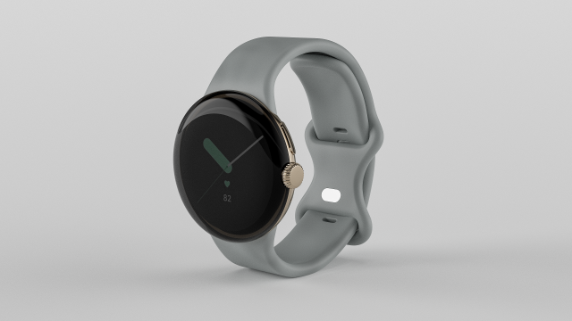 GOOGLE PIXEL WATCH 3D Model .c4d .max .obj .3ds .fbx .stl .blend 