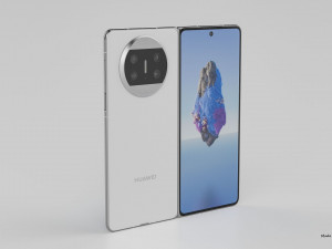 HUAWEI MATE x3 3D 模型