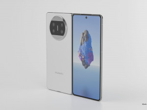 HUAWEI MATE x3 3D 模型