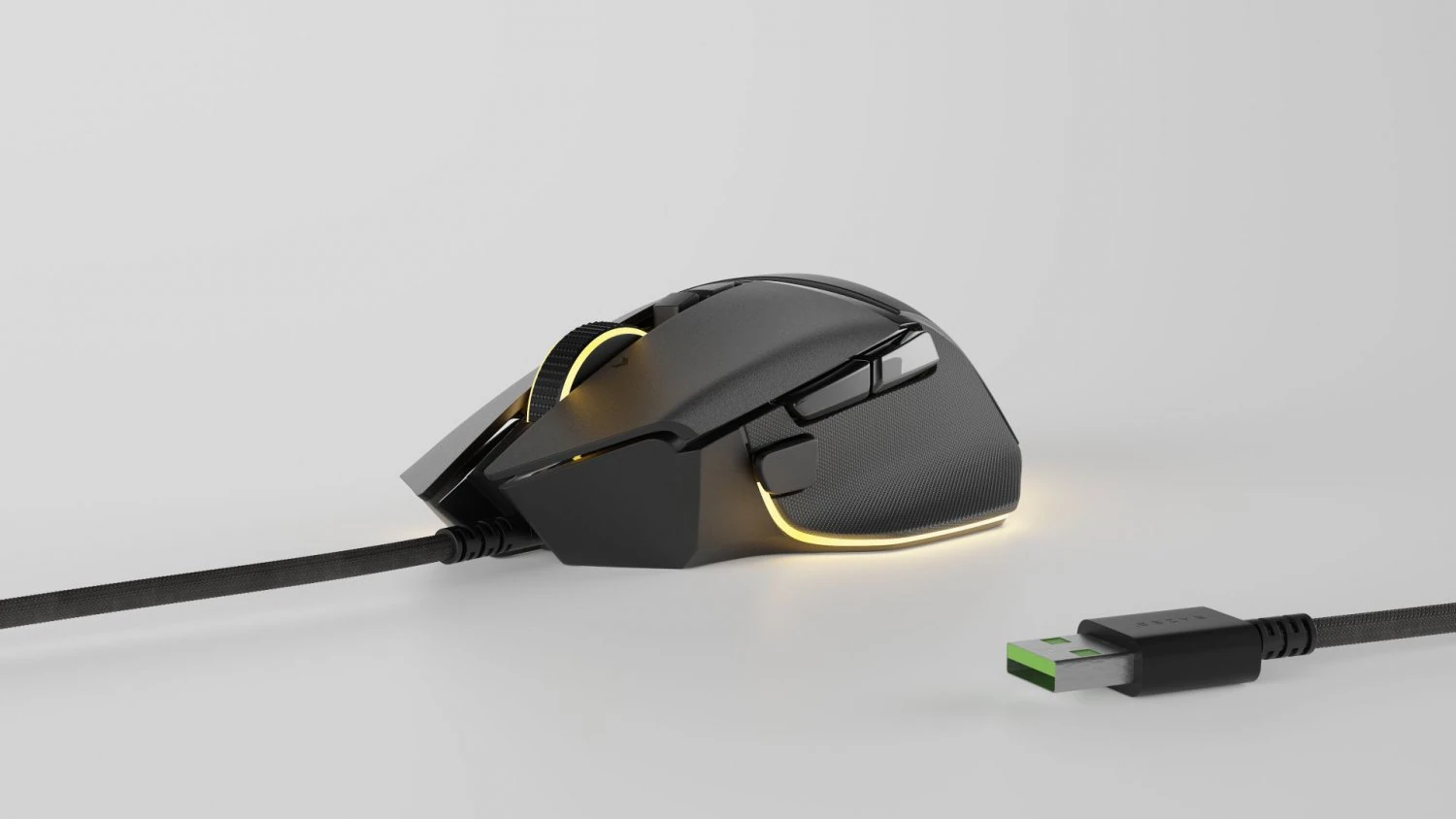 RAZER BASILISK V3 WIRED 3D Model .c4d .max .obj .3ds .fbx .stl .blend