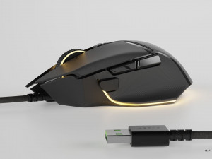 RAZER BASILISK V3 WIRED 3D-Modell