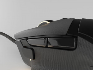 RAZER BASILISK V3 WIRED 3D-Modell