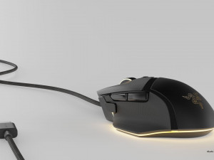 RAZER BASILISK V3 WIRED 3D-Modell