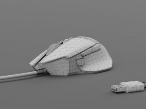 RAZER BASILISK V3 WIRED 3D-Modell