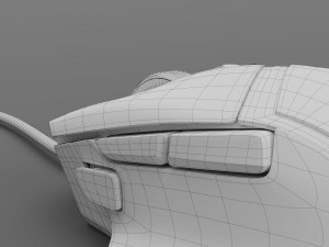 RAZER BASILISK V3 WIRED 3D-Modell