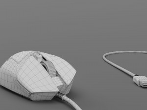RAZER BASILISK V3 WIRED 3D-Modell
