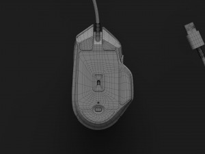RAZER BASILISK V3 WIRED 3D-Modell