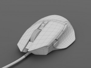 RAZER BASILISK V3 WIRED 3D-Modell