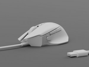 RAZER BASILISK V3 WIRED 3D-Modell