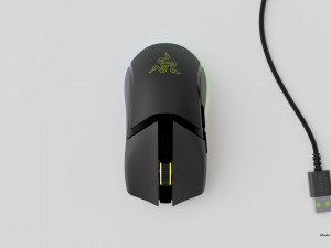 RAZER COBRA PRO WIRELESS Model 3D