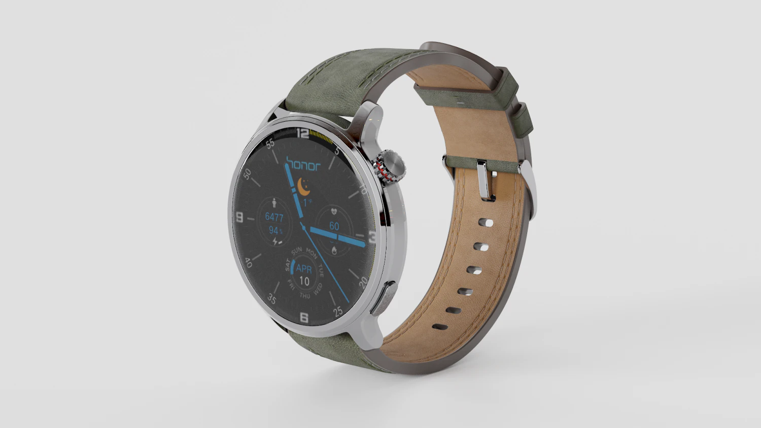 HONOR WATCH 4 PRO Model 3D .c4d .max .obj .3ds .fbx .stl .blend 