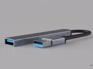 ORICO USB HUB 3D Model