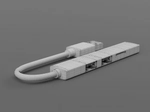 ORICO USB HUB 3D Model
