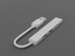 ORICO USB HUB 3D Model
