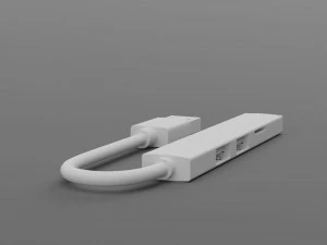 ORICO USB HUB 3D Model