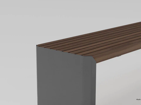 ZANO MODERN BENCH 3D Model