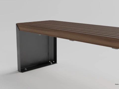 ZANO MODERN BENCH 3D Model