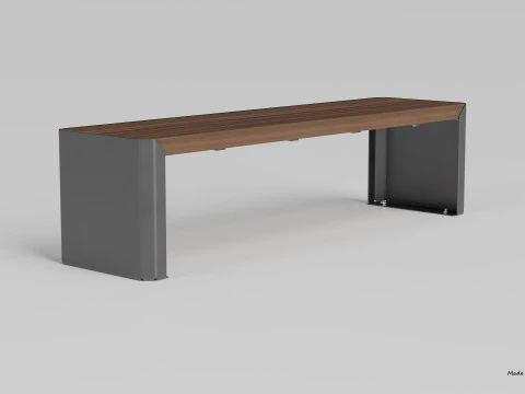 ZANO MODERN BENCH 3D Model