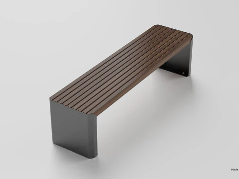 ZANO MODERN BENCH 3D Model