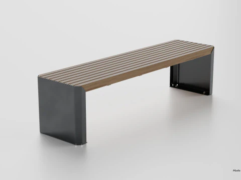 ZANO MODERN BENCH 3D Model