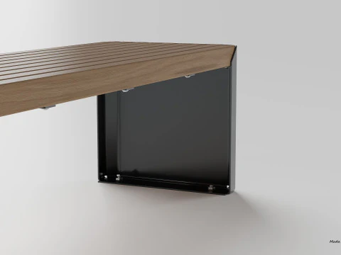 ZANO MODERN BENCH 3D Model