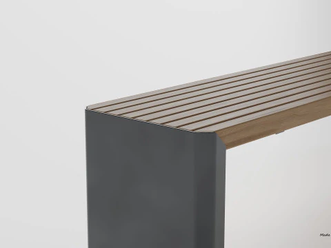 ZANO MODERN BENCH 3D Model