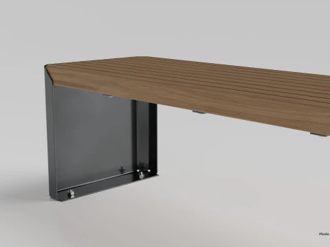 ZANO MODERN BENCH 3D Model