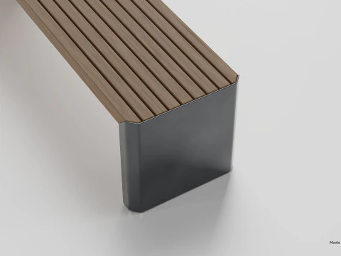 ZANO MODERN BENCH 3D Model