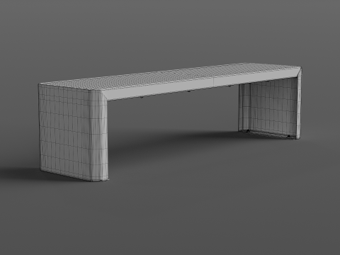 ZANO MODERN BENCH 3D 모델