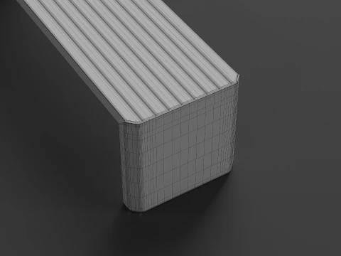 ZANO MODERN BENCH 3D Model