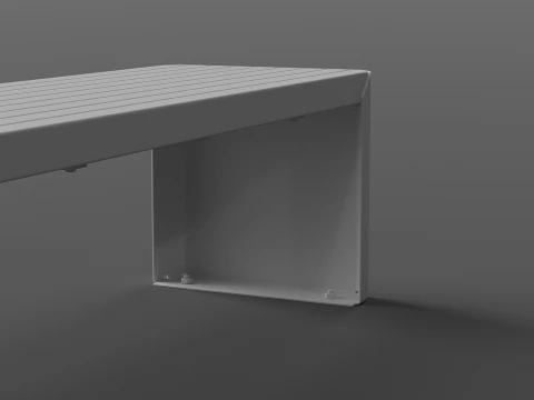 ZANO MODERN BENCH 3D Model