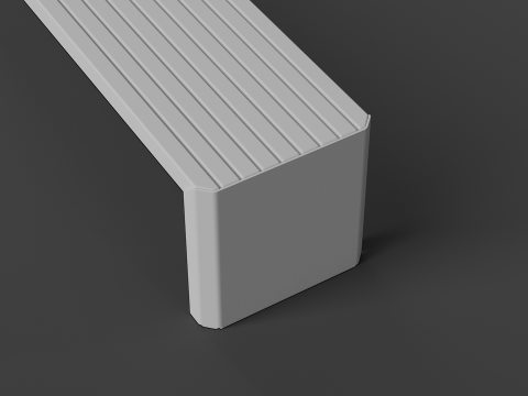 ZANO MODERN BENCH 3D 모델