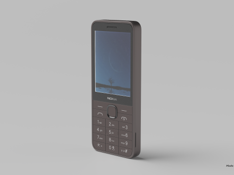 NOKIA 235 4G 2024 3D मॉडल