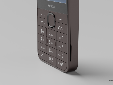 NOKIA 235 4G 2024 3D मॉडल