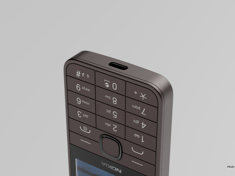 NOKIA 235 4G 2024 3D मॉडल