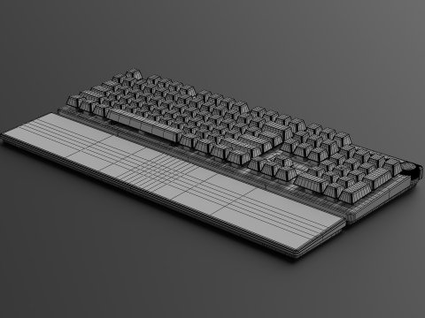 RAZER HUNTSMAN V3 PRO - VERSION US 3D Model